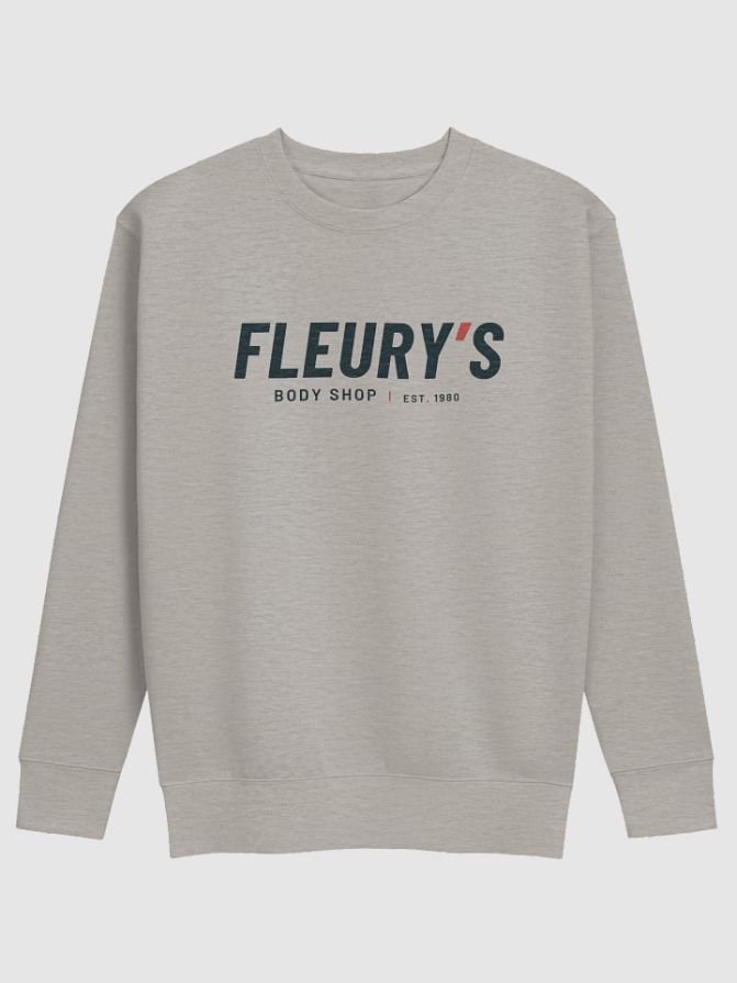 Gray Crewneck — front