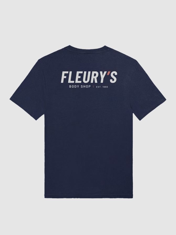 Navy Pocket Tee — back